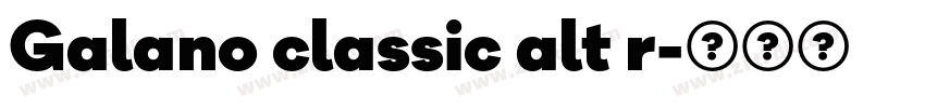Galano classic alt r字体转换